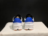 On Cloudmonster Sneakers in Mist White and Blue
