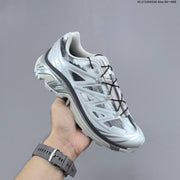 Salomon XT-6 Trail Running Shoes, White and Grey