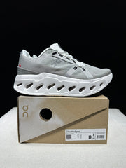 On Cloudeclipse Running Shoes, Gray and White