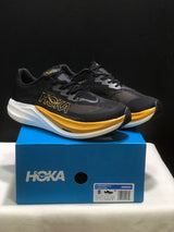 HOKA Rocket X 3 Running Shoes in Black and Gold