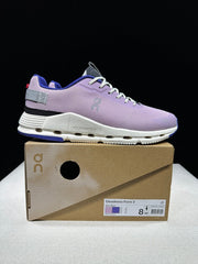 On Cloudnova Form 2 Sneakers in Lilac and White