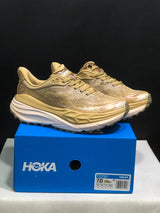 HOKA Stinson 7 Trail Running Shoes, Sand Camo