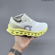 On Cloudmonster 3 Running Shoes White Grey