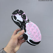 Saucony ProGrid Omni 9 Sneakers in White, Silver & Pink