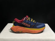HOKA Skyline Float X Trail Sneakers Navy Orange