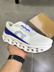 On Running Sneakers in White and Purple