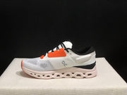 On Cloudstratus 3 Running Shoes in White and Orange