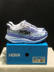 HOKA Stinson 7 Running Shoes in Purple and Mint