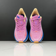 HOKA Clifton 9 Running Shoes, Pink and Blue