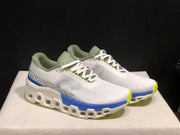 On Cloudmonster 2 Distance White and Blue Running Shoes
