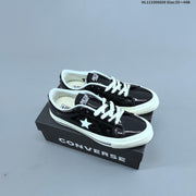 Converse One Star Low-Top Lifestyle Sneakers, Black and White